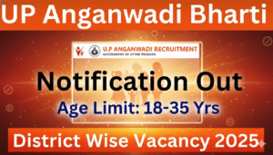 UP Anganwadi Bharti 2025
