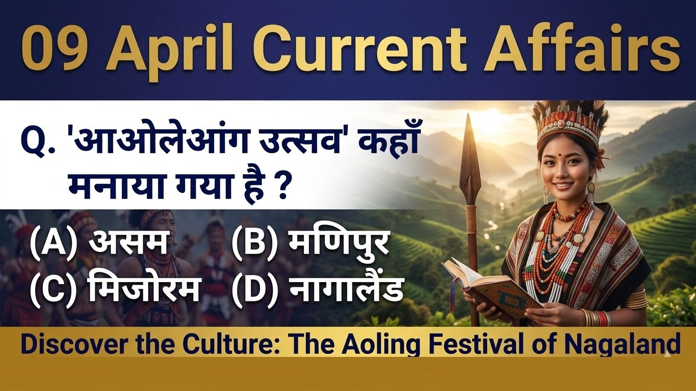 9 April, 2026 Current Affairs MCQ