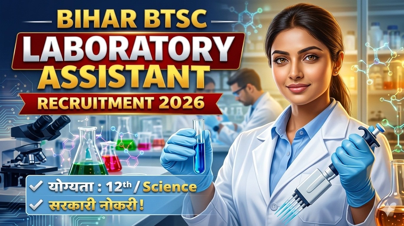 BTSC Laboratory Assistant Recruitment 2026