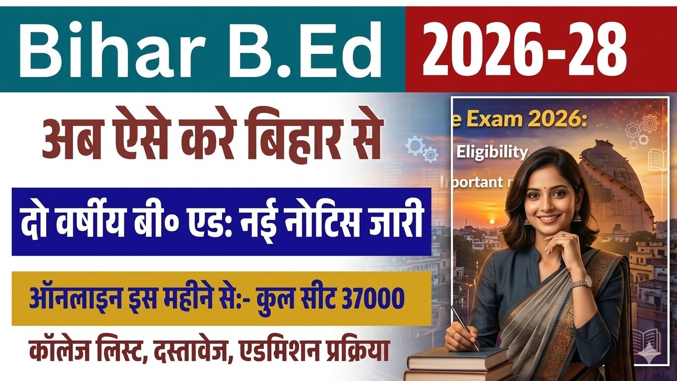 Bihar B.Ed Entrance Exam 2026