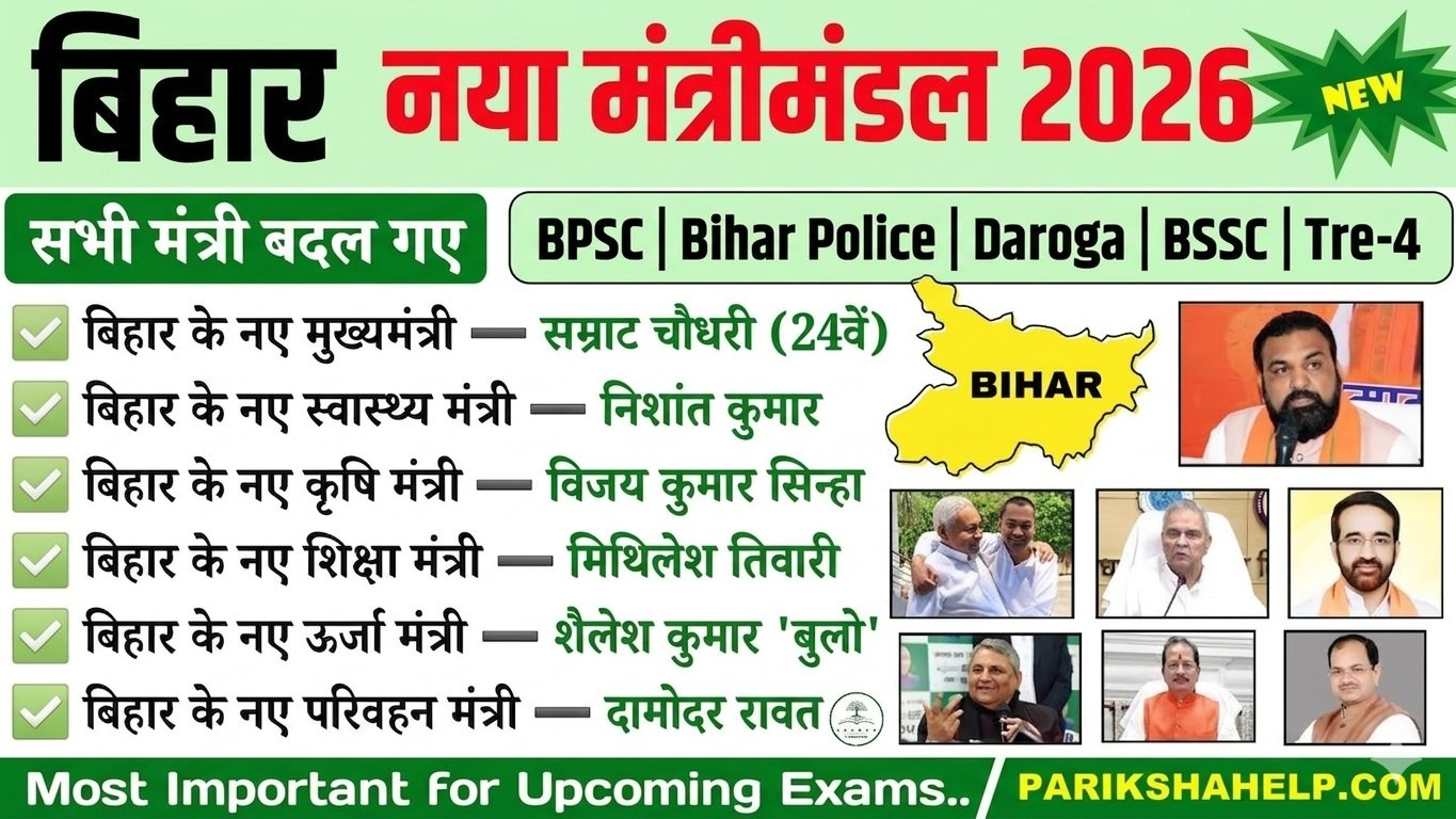Bihar New Cabinet Ministers 2026