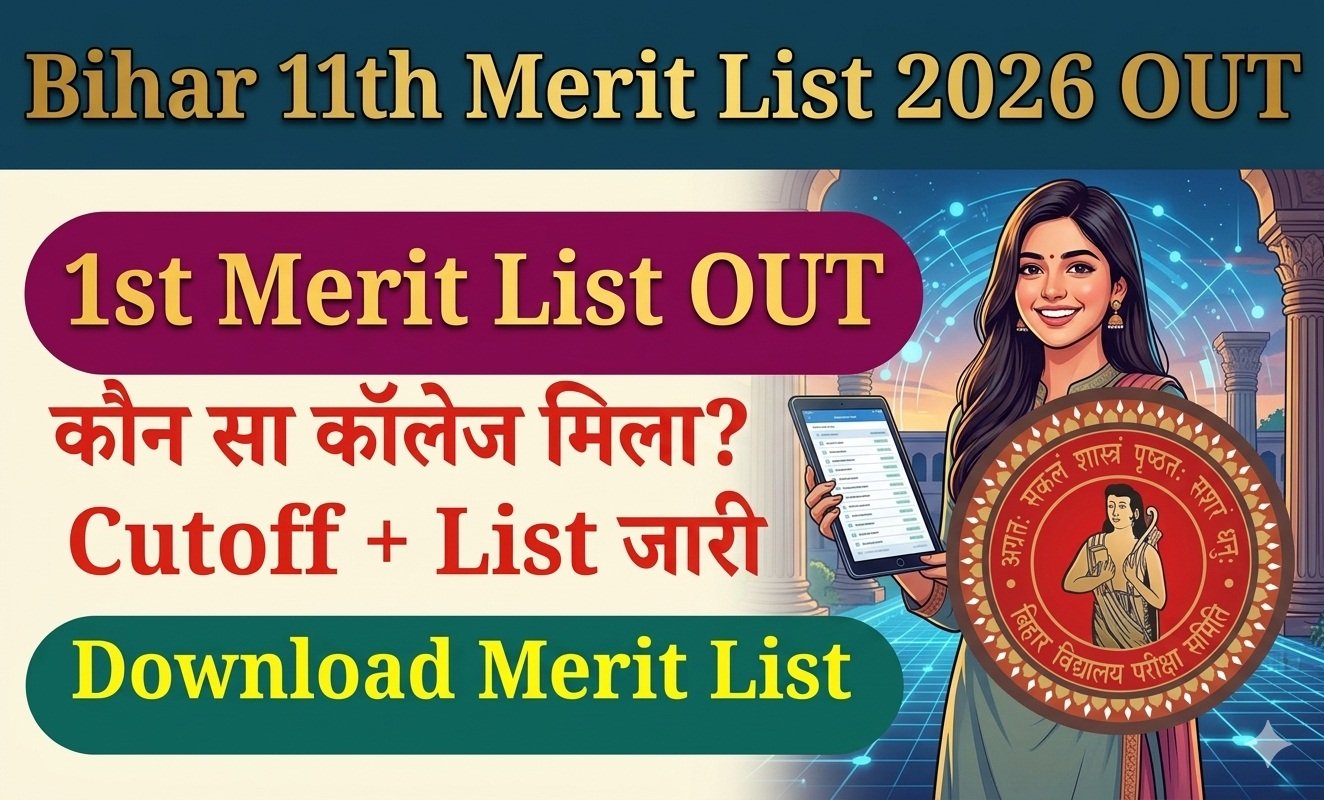 OFSS Bihar 11th 1st Merit List 2026