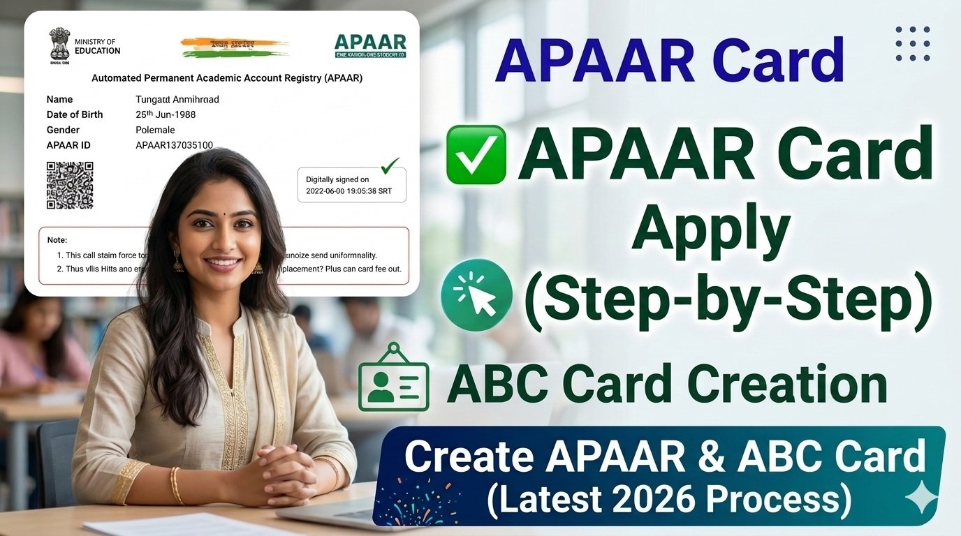APAAR ID Card Online Apply 2026
